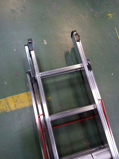 Hailo Doppelter Kombinationsleiter Aluminium