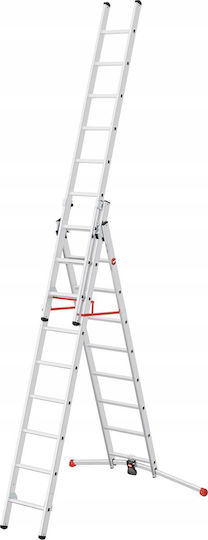Hailo Doppelter Kombinationsleiter Aluminium