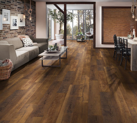 Laminate Floor Kronospan Atlantic Red River Hickory 10mm 33/ac5 10mm