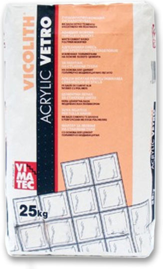 Vimatec Κόλλα Υαλότουβλων Λευκή 25kg