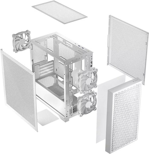 Logic Dart Pro Mini Mini Tower Κουτί Υπολογιστή Λευκό