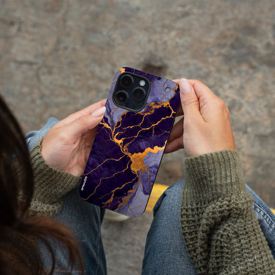 Husă Seria Sonique Marble pentru Honor 70 5G Mov