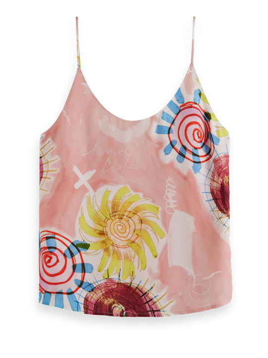 Women's Blouse Sleeveless Pink