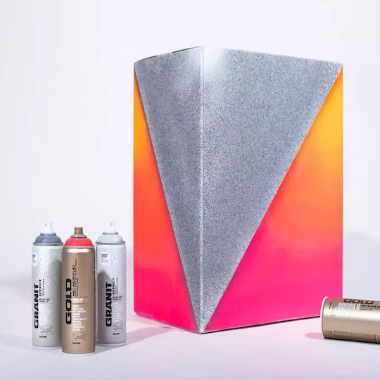 Montana Cans Σπρέι Βαφής με Μεταλλικό Εφέ Χρυσό POWER ORANGE 400ml