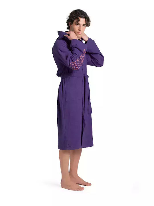 Adult Cotton Bathrobe Arena Zeppelin Light Robe Violet 009019930 Purple