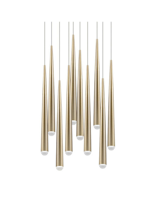 Trio Lighting Висящо Осветително Тяло Златист