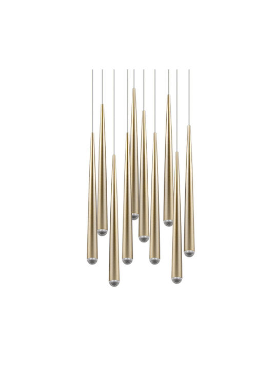 Trio Lighting Висящо Осветително Тяло Златист