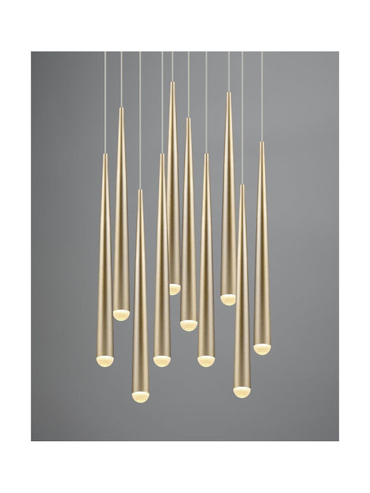 Trio Lighting Висящо Осветително Тяло Златист