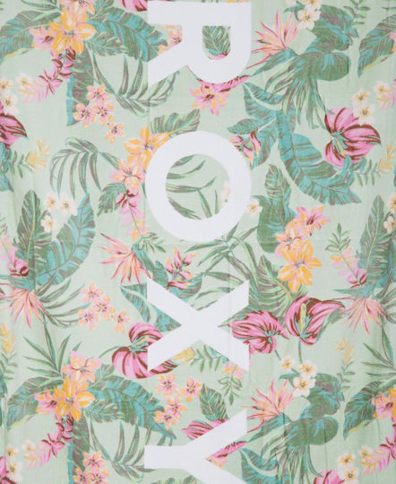 Roxy Beach Towel Cotton Green 80x160cm.