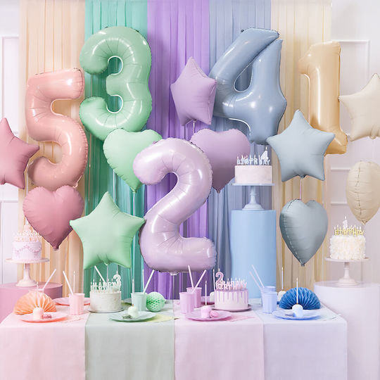 Luftballon Folie Stern Light Blue 48cm
