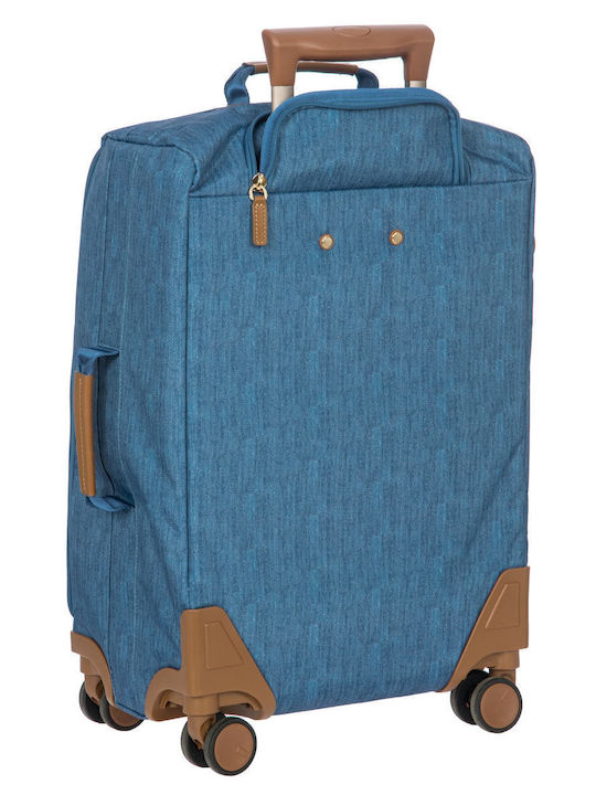 Bric's Milano X-travel Cabin Travel Suitcase Fabric Jeans with 4 Wheels Height 55cm