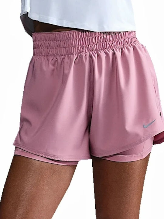 One Women's High-waisted Sporty Shorts Dri-Fit Pink