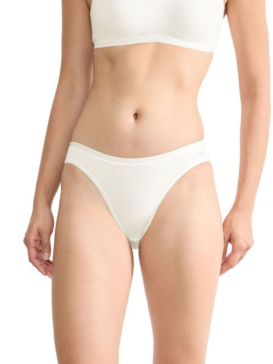 Βαμβακερά Дамско Слип 3Pack Cream