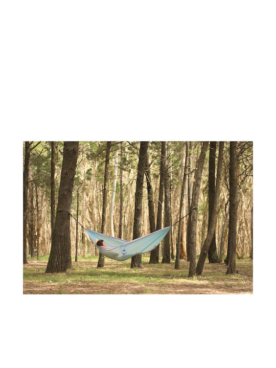 Hängematte Fallschirm Doppelter Stoff Hellblau 270x140cm