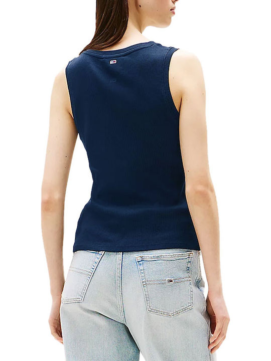 Women's Cotton Sleeveless Blouse Dark Night Navy