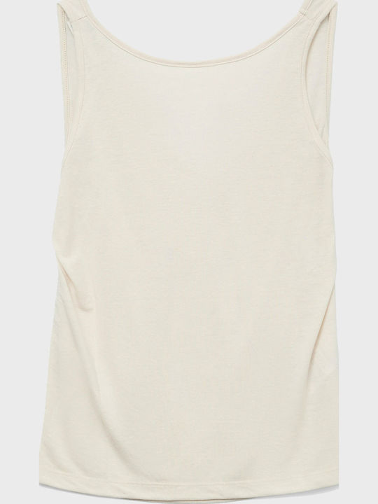 Aware Bluza Damă De Vară Din In Fără Mâneci Ecru
