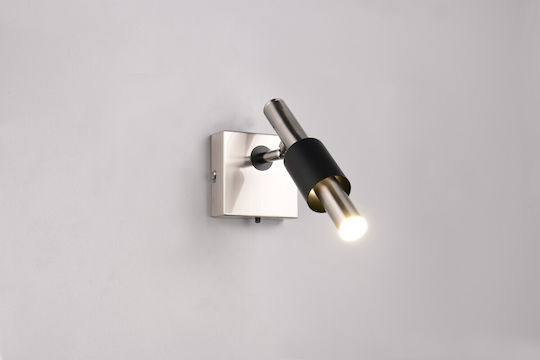 Trio Lighting Einzel Spot in Silber Farbe