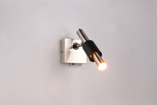 Trio Lighting Einzel Spot in Silber Farbe