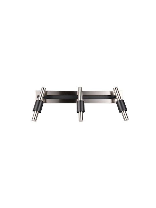 Trio Lighting Triplu Spot în Culoare Argintiu