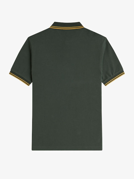 Polo Herrenbluse Kurzarm Grüne