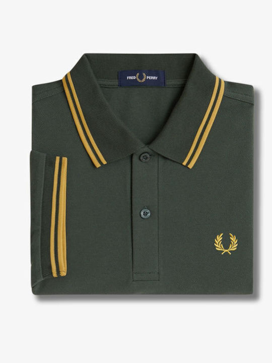 Polo Herrenbluse Kurzarm Grüne