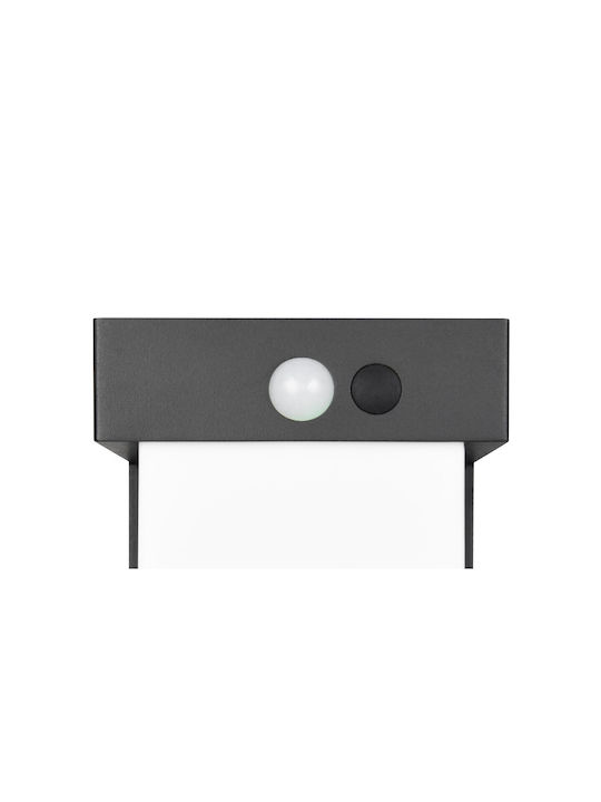 Trio Lighting Φωτιστικό Κολωνάκι Εξωτερικού Χώρου με Φυσικό Λευκό Φως Μαύρο