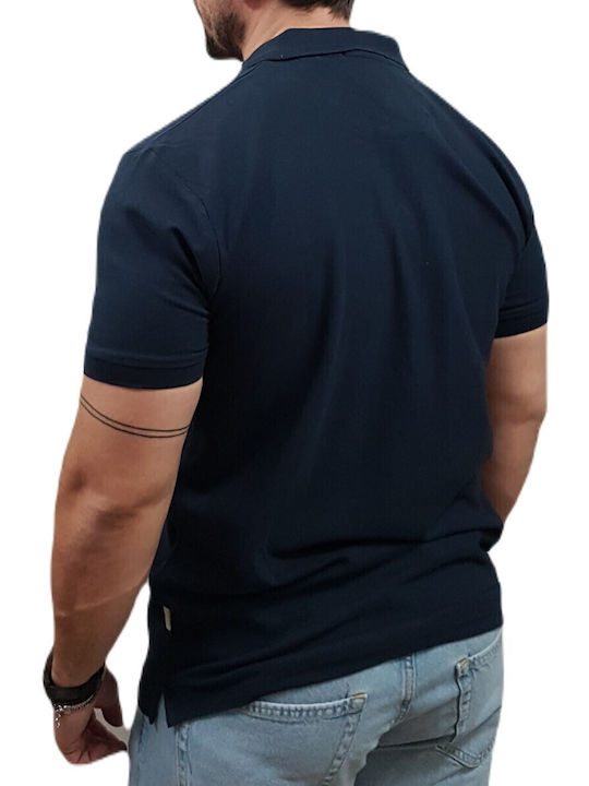 Rebase Polo T-Shirt Navy, Indigo