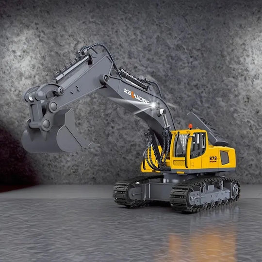 2.4g Radio Control Τηλεκατευθυνόμενος Εκσκαφέας Κίτρινο