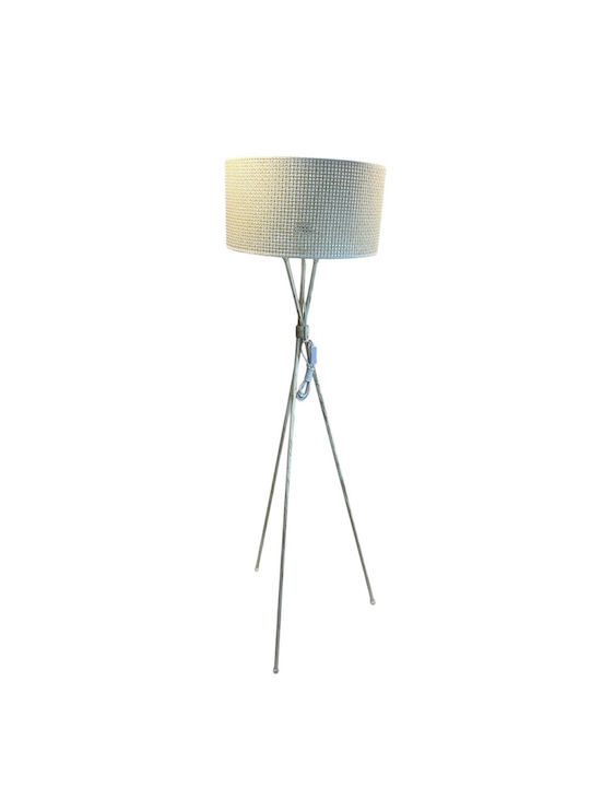 Epiplo-Fos Floor Lamp H152xW39cm. with Socket for Bulb E27 Beige