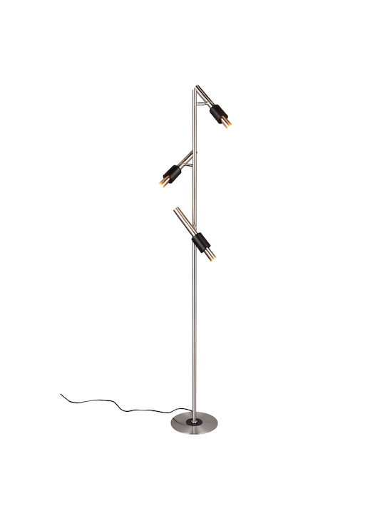 Trio Lighting Stehleuchte Silber