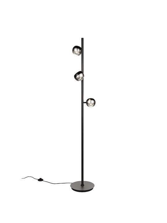 Trio Lighting Φωτιστικό Δαπέδου Ασημί