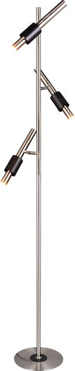 Trio Lighting Floor Lamp Silver