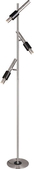 Trio Lighting Floor Lamp Silver