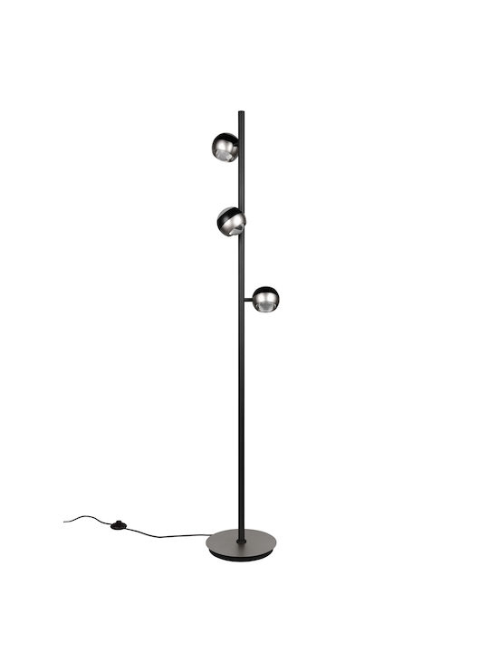 Trio Lighting Φωτιστικό Δαπέδου Ασημί