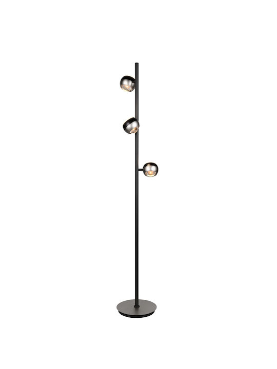 Trio Lighting Φωτιστικό Δαπέδου Ασημί