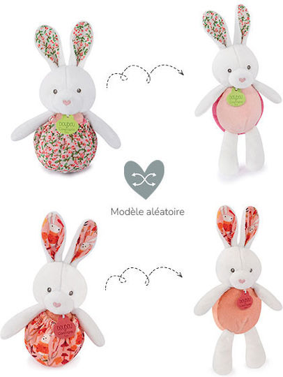 Doudou et Compagnie Λούτρινο Λαγουδάκι λουλουδάτο 20 εκ.