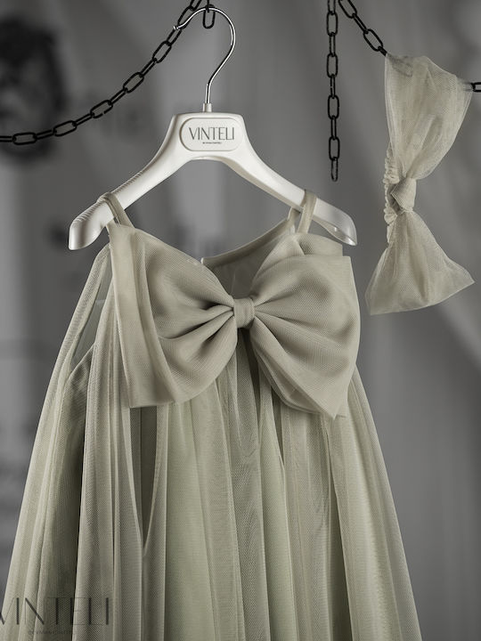 Vinte li Turquoise Baptism Dress