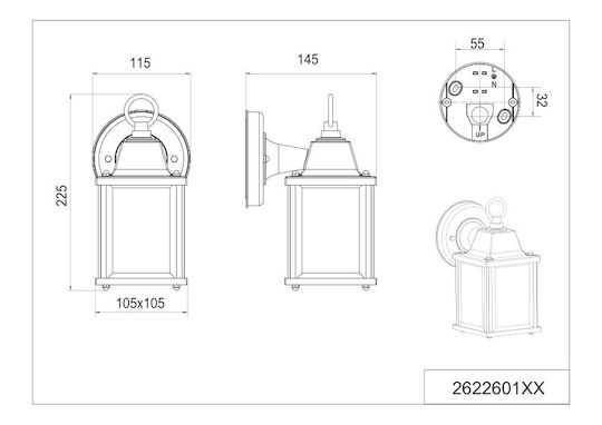 Trio Lighting 2622601 Trio Lighting 2622601