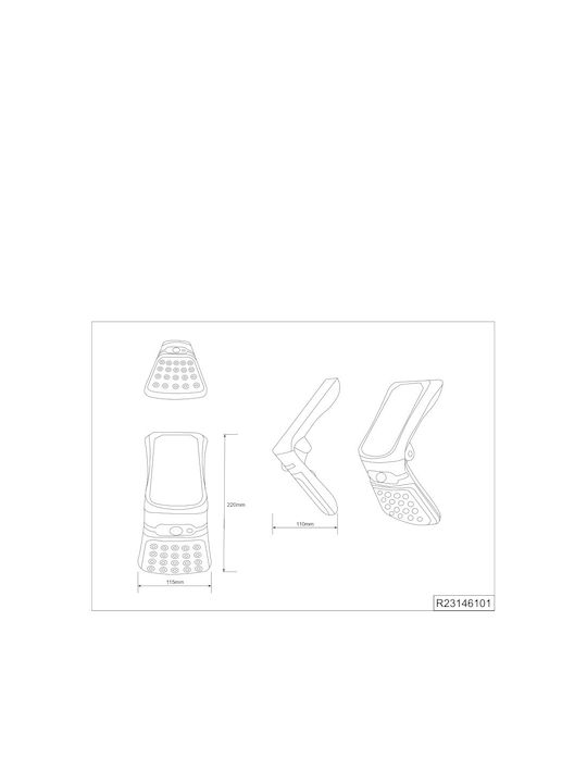 Trio Lighting Επιτοίχιο Εξωτερικό Φωτιστικό