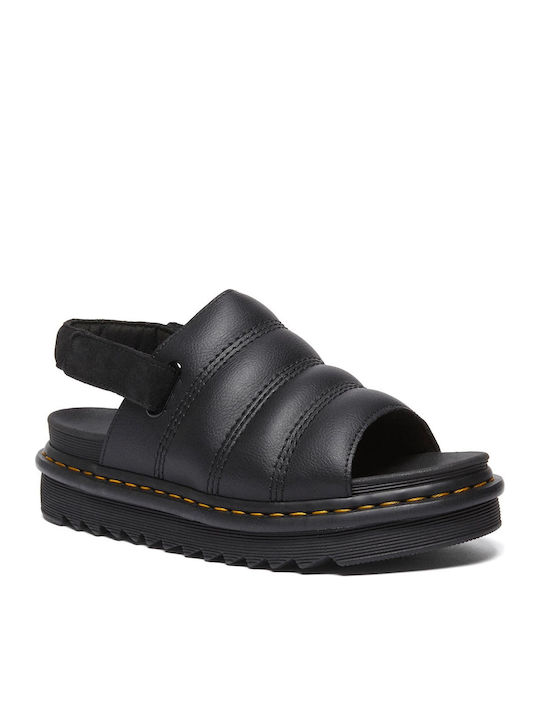 Dr. Martens Kole Δερμάτινα Σανδάλια Μαύρα Dr. Martens Kole Δερμάτινα Σανδάλια Μαύρα