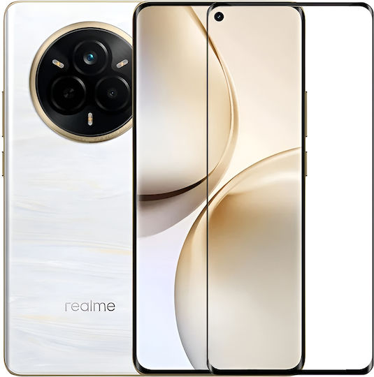 Sticlă Temperată 3D Realme 14 Pro+ 5G Ramă Neagră