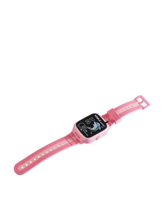 Vivax Παιδικό Smartwatch 4G με GPS Ροζ
