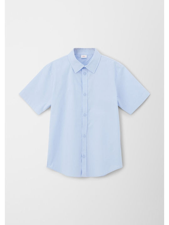 Kids Shirt Short Sleeve Light Blue