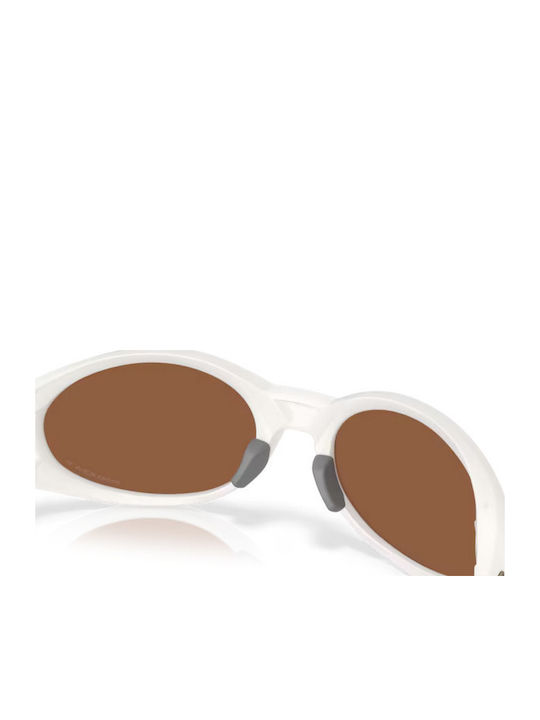 Oakley Redux Men's Sunglasses with White Plastic Frame and Brown Lens OO9438-24