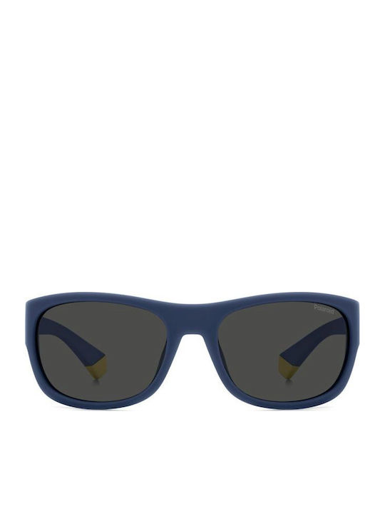 Polaroid Rectangular Kids Sunglasses with Polarized Blue Lenses