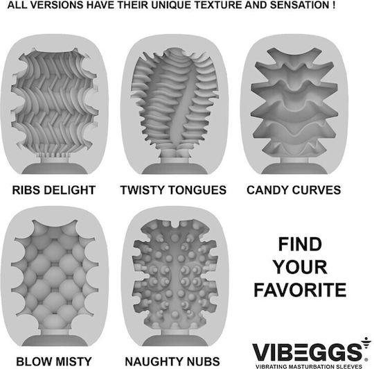 Vibeggs Masturbator με Δόνηση
