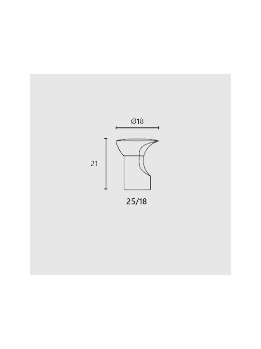 Zogometal Buton Mobilier Din Metal Mat Deschis Φ18mm 695