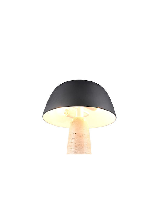 Trio Lighting Table Lamp with Black Shade and Base