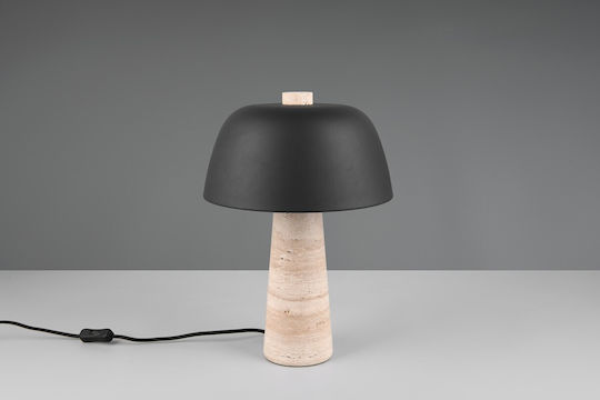 Trio Lighting Table Lamp with Black Shade and Base