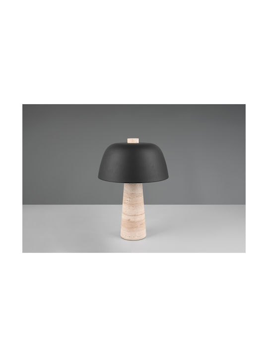 Trio Lighting Table Lamp with Black Shade and Base